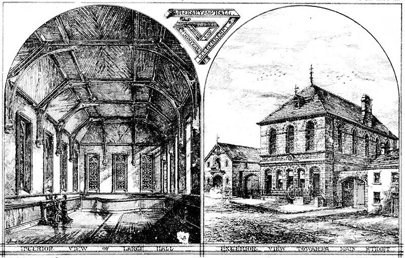 Literary Institute, architect's drawing